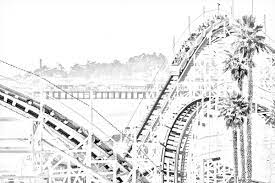 It's almost summertime which means you'll probably want to hit the road for an amazing vacation. Santa Cruz Beach Boardwalk Coloring Pages