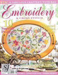 Introducing the beautiful new embroidery magazine! Australian Embroidery Cross Stitch Vol 9 No 8 Sj Designs