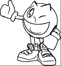 Smilling Pacman Coloring Page Free Printable Coloring Pages For Kids Pacpac toy | learn colors with pacman as he finds a soccer balls and travels down a magic slide. smilling pacman coloring page free