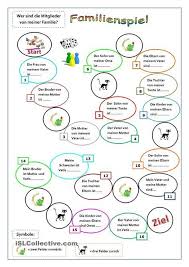Familienspiel Arbeitsblatt Kostenlose Daf Arbeitsblatter Familienspiele Daf Arbeitsblatter Deutsch Unterricht
