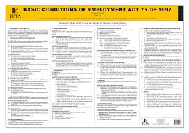 See full list on 3ecpa.com.my Basic Conditions Of Employment Act 2020 Poster
