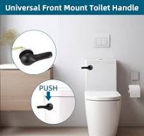 Hygie Rinse Universal Metal Toilet Handle Replacement Kit - Front Mount  Lever Compatible With American Standard/Glacier Bay - Flush Handle With ...