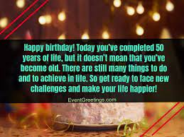 Birthday quotes make great 50th birthday wishes. 70 Amazing 50th Birthday Wishes And Messages With Love