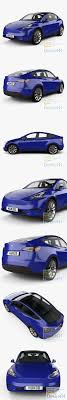 Download Tesla Model Y 2021 3d Model Desirefx Com In 2020 Tesla Model 3d Model Model
