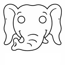 Elephant Coloring Pages For Kids Preschool And Kindergarten Elephant Coloring Page Elephant Template Coloring Pages