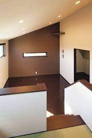 ベッドを見下ろす位置に畳コーナーがある２階寝室 寝る前のひとときに読書をしたり お茶を飲んだり 夫婦で語り合うにも良いスペース 家 住宅 畳