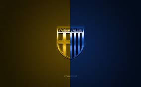 In 2004, the club was renamed to fc parma. Download Wallpapers Parma Calcio 1913 Italian Football Club Serie A Yellow Blue Logo Yellow Blue Carbon Fiber Background Football Parma Italy Parma Logo For Desktop Free Pictures For Desktop Free