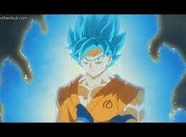 Azul Pelo de Goku en Formato PNG - Toma Primera