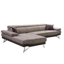 Im ratgeber findest du einen überblick über designs, infos über die verschiedenen materialien und pflegehinweise. Sofa Hwc H92 Couch Ecksofa L Form 3 Sitzer Liegeflache Links Braun