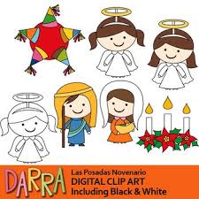 Las Posadas Clip Art Holding Baby Art Starting december 16th at dusk, families drinks, food, and a star shaped piñata define this evening fiesta. las posadas clip art holding baby art