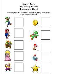 The Pot O Gold Super Mario Beginning Sounds Home Activity Bag Super Mario Coloring Pages Super Mario Creative Teaching