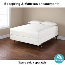 A box spring is filled with metal coils (hence the name), and its sides are covered with fabric. Box Spring Cover Waterproof Bed Bug Proof Zippered Protector Samay Home