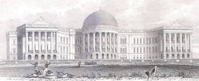 File:Government House, Calcutta in 1842.jpg - Wikimedia Commons