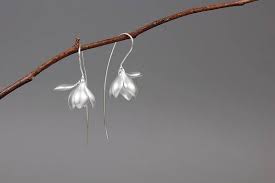 Magnolia Flower Earring Sterling Silver Flower Charm Etsy Magnolia Jewelry Sterling Silver Flowers Sterling Earrings