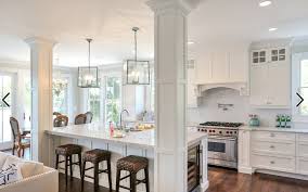 Pillars In The Kitchen Kitchen Columns Kitchen Island Design Kitchen Design