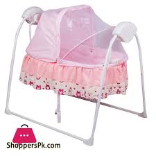 Buy Hibob Electric Baby Swing Bed With Music Bd 002 At Best Price In Pakistan Bed Swing Baby Swings Bed