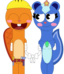 See more ideas about happy tree friends, friend anime, happy tree friends flippy. Htf Handy X Mole Pin On Happy Tree Friends Petunia X Handy Mole X Giggles Flippy X Flaky Truffles X Lammy Welcome Back To The Blog
