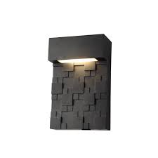 Shop Led Outdoor Wall Lamp D 6 3 H 9 9 10 5w 800lm 3000k Black Finish Acrylic Lens Overstock 20697943