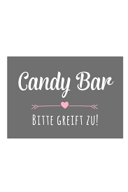 Pack your bags and get ready for a trip down memory lane! Candy Bar Poster Design Grusskarten