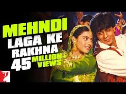 Mehndi Laga Ke Rakhna Full Song Dilwale Dulhania Le Jayenge Shah Rukh Khan Kajol Youtube Lagu