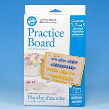 Icing or frosting a cake is what takes it from classic to a work of art in just one step. Practice Board Set W406 9464