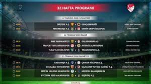.kupası şamp.eleme maçları *süper lig şampiyon takımlar ve yılları *türkiye kupası şampiyon takımlar *ligin gol 165x350. Super Lig De 32 Ve 33 Haftanin Mac Programi Belli Oldu Fotomac