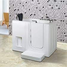 Fill up the water from the top directly, the water usually reach 1/2 or 2/3 height of the tub will be fine. Walk In Tub Price Safe Step In Acrylic Corner Portable Walk In Bathtub For Elderly Buy Elderly Walk In Bathtub Walk In Soaking Bathtub Cheap Corner Bathtub Product On Alibaba Com