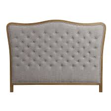 Principales informations du producteur sur tuyo head 160 meridiani. Tete De Lit Capitonnee 140 160 Cm En Frene Et Tissu Gris Chambray Josephine Tetes De Lit 2 Personnes Interior S