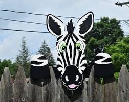 Moose Fence Peeker Moose Fence Decoration Outdoor Yard Art Etsy Fence Art Wood Yard Art Yard Art