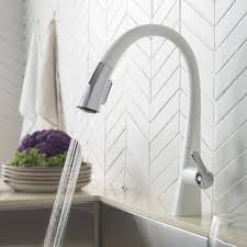 white kitchen faucets wayfair