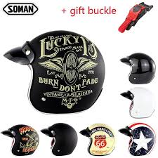 Hot Offer Motorcycle Helmet Harley Retro Helmets Chopper Vintage Moto Helmet Open Face Old School Casco In 2020 Retro Helmet Motorcycle Harley Retro Motorcycle Helmets