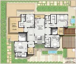 مخطط الفيلا رقم التصميم M1 من مبادرة بيتى 814 متر مربع 5 غرف نوم House Layouts Architecture House Classic House Design