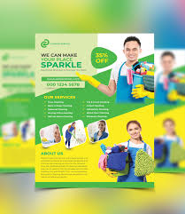 If you have a cleaning business, it's crucial to stand out from the rest. Cleaning Services Flyer Template On Behance