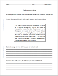 Portuguese In India Dbq Worksheet For High School World History Learn Portuguese High School World History Portuguese Lessons
