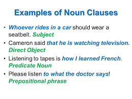 1) main clause or independent clause and 2) subordinate or dependent clause. Adjective Adverb And Noun Clauses Ppt Video Online Download