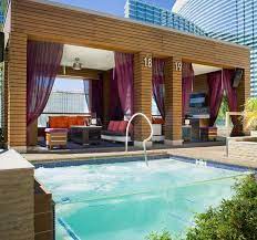 Strip Down At The Sexiest Pools In Vegas Pool Cabana Poolside Cabana Daylight Beach Club