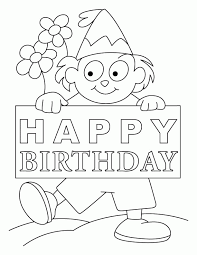 Have fun with these magical cards featuring animals, cartoon characters, sports, and a wide range of images kids simply love! Coloring Pages Birthday Card For Boy Coloring Home