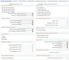 Defining Project Options