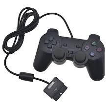 Click To Buy Hot Sale Transparent Color Wired Controller For Sony Playstation 2 Gamepad Double Vibration Clear Playstation 2 Sony Playstation Playstation