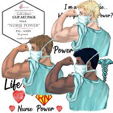 Medic Male Nurse Doctor Power Clip Art Pack Superhero Etsy Clip Art Male Nurse Nurse Clip Art