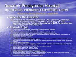 a successful residency program at ny presbyterian hospital