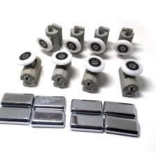 Set Of 8 Single Shower Door Rollers Runners Wheels Pulleys Wheel 25mm Diameter Replacement Parts Affi Shower Doors Shower Door Rollers Bathroom Fixtures
