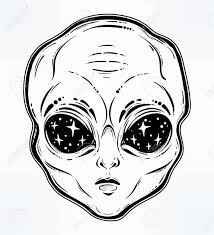 18 Alien Head Drawing Space Drawings Alien Art Alien Drawings