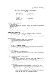 Rpp Bahasa Jerman Kelas X Sem 2
