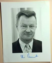 Zbigniew Brzezinski (1928-2017) Autograph Signed 8 x 10 B/W Photograph