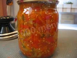 салат из огурцов помидоров и сладкого перца на зиму Ovoshnoj Salat Pomidory Ogurcy Perec Morkovi Na Zimu Recept S Foto 1000 Menu