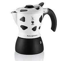 Die hochwertige lackierung sorgt für einen prachtvollen auftritt in der küche. Bialetti Mukka Express 2 Tassen Kuhdesign Espressokocher Espressokanne Herdkanne Ebay