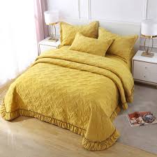 【vivid pattern】replace your winter quilts and blankets for a fresh pattern bedspread that is sure to bring a spring feel into your room on even the gloomiest of days. Hotel Fashions Yellow Cover Bedspread Twin Size Cotton For All Season Buy Hotel Fashions Bedspread Fashions Yellow Cover Bedspread Yellow Cover Twin Size Bedspread Product On Alibaba Com