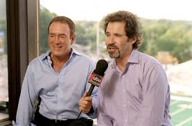 Al Michaels And Dennis Miller Monday Night Football Announcers Monday Night Football Al Michaels Dennis Miller