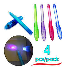 Invisible Ink Pen Built In Uv Light Magic Marker Spy Pen For Secret Message Party Use Buy Uv Light Pen Children S Drawing Pens With Uv Light Invisible Ink Pen Built In Uv Light
